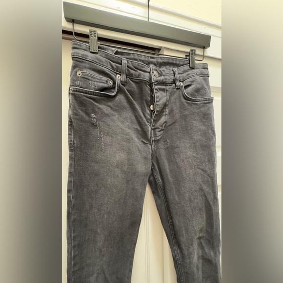 Ksubi men skinny black jeans sz 29